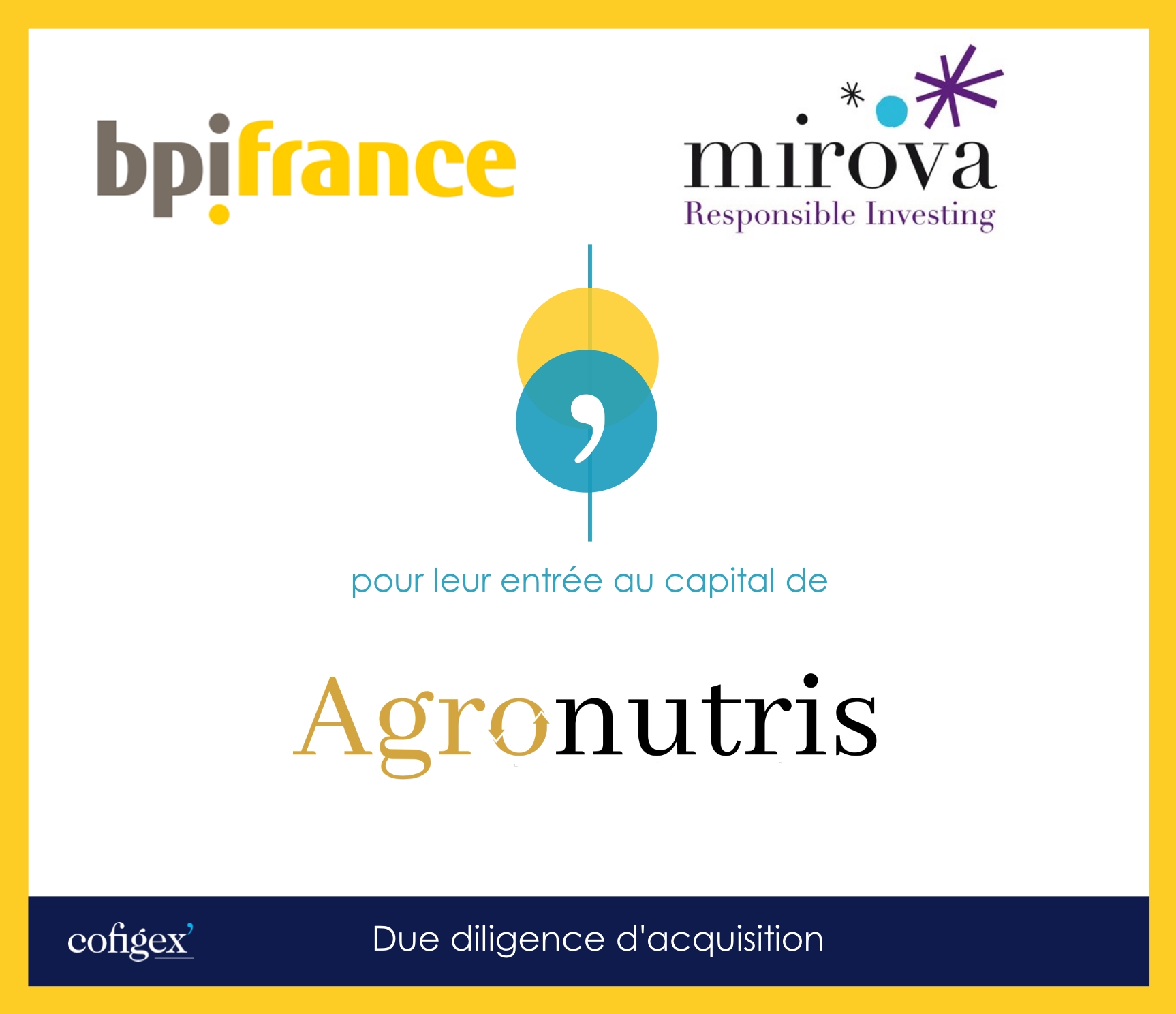 BPIFRANCE & MIROVA - AGRONUTRIS