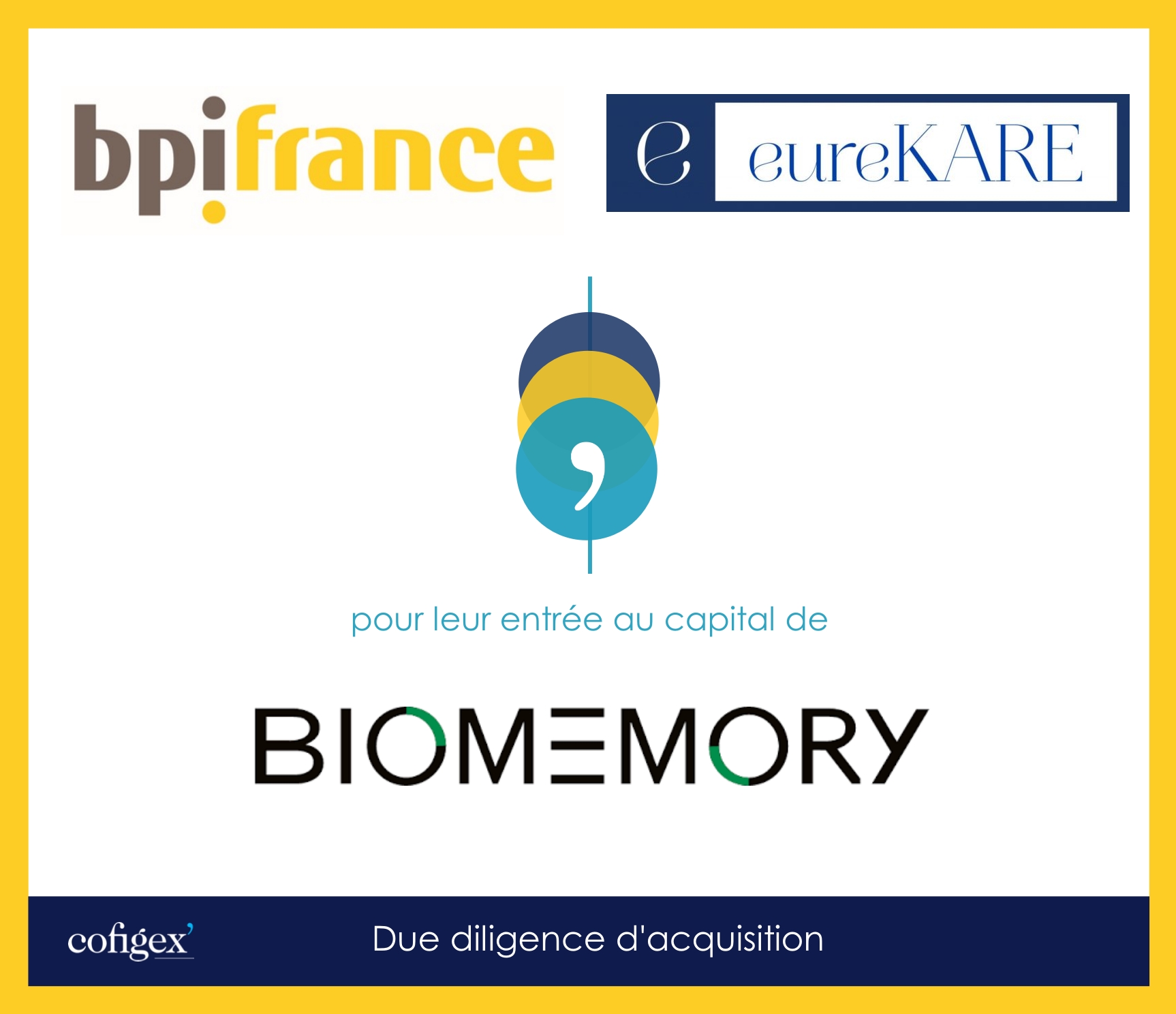 BPIFRANCE & EUREKARE - BIOMEMORY